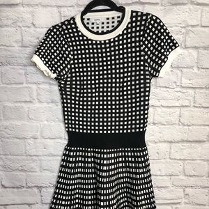 Unique Vintage Gingham Knit Dress